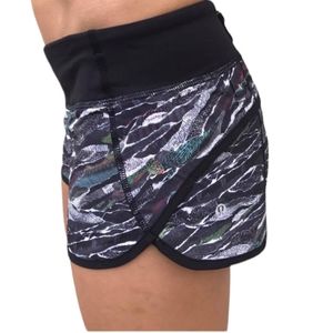 lululemon athletica Black Multicolor Athletic Shorts